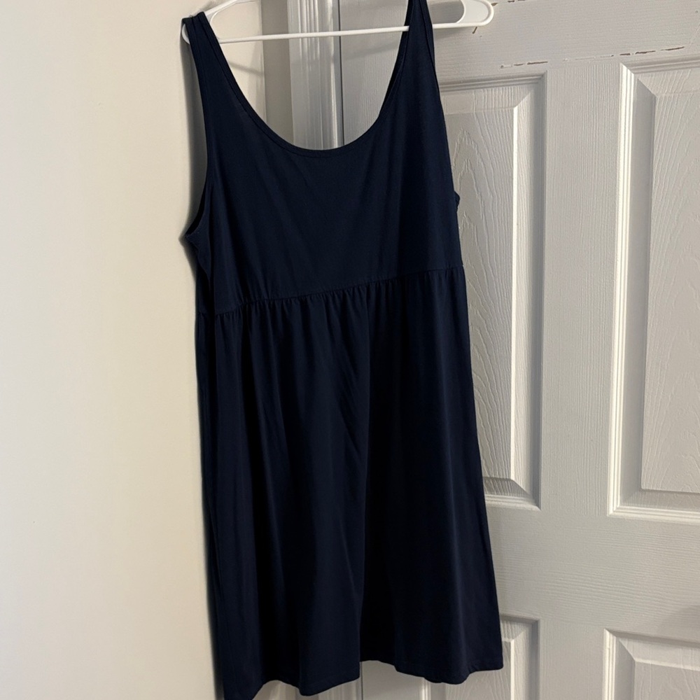 Navy Sleeveless Dress
